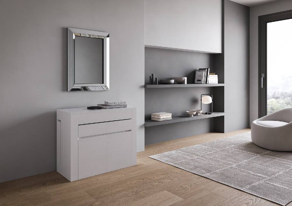 Itamoby Consolle allungabile Evolve con Panca inferiore e superiore Bianco Frassino Acquista Ora