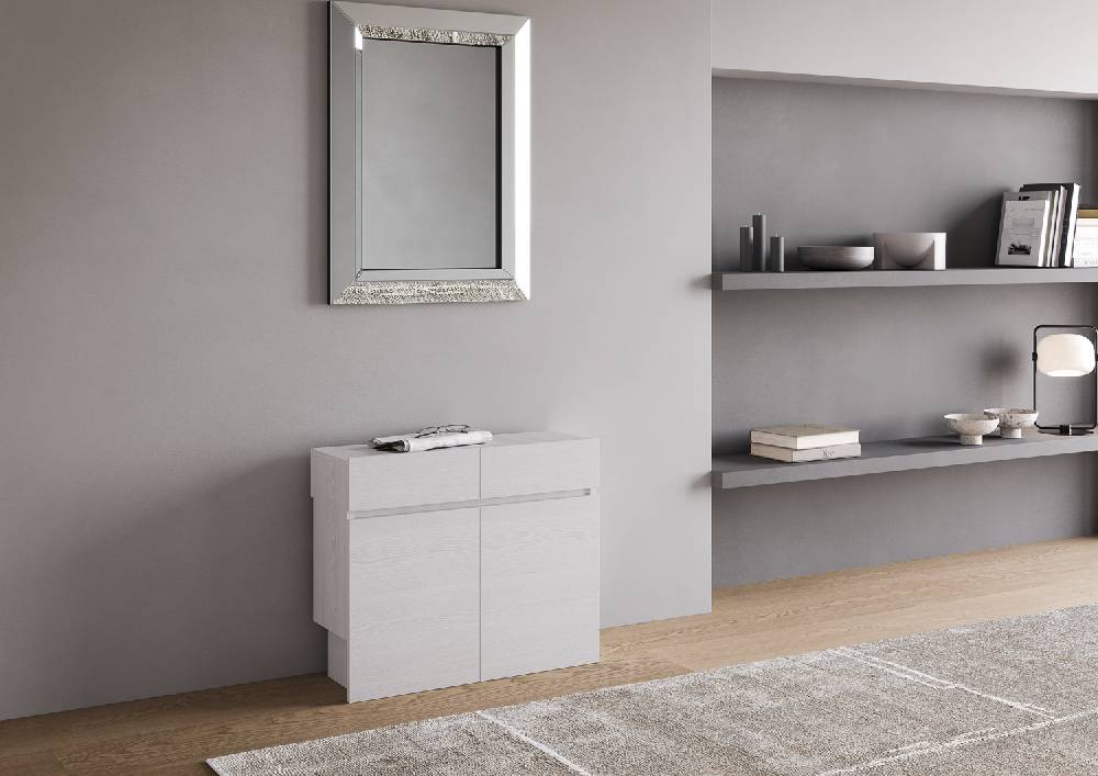 Itamoby Consolle allungabile Evolve con Panca inferiore e superiore Bianco Frassino Acquista Ora