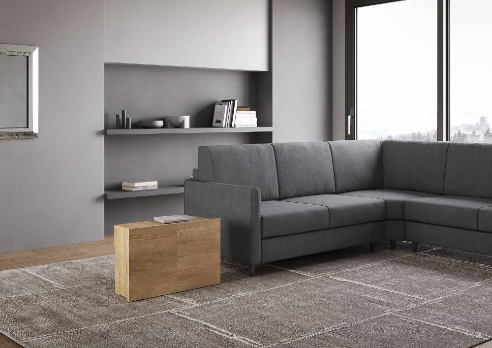Itamoby Consolle allungabile Evolve con Panca inferiore Quercia Natura 2025