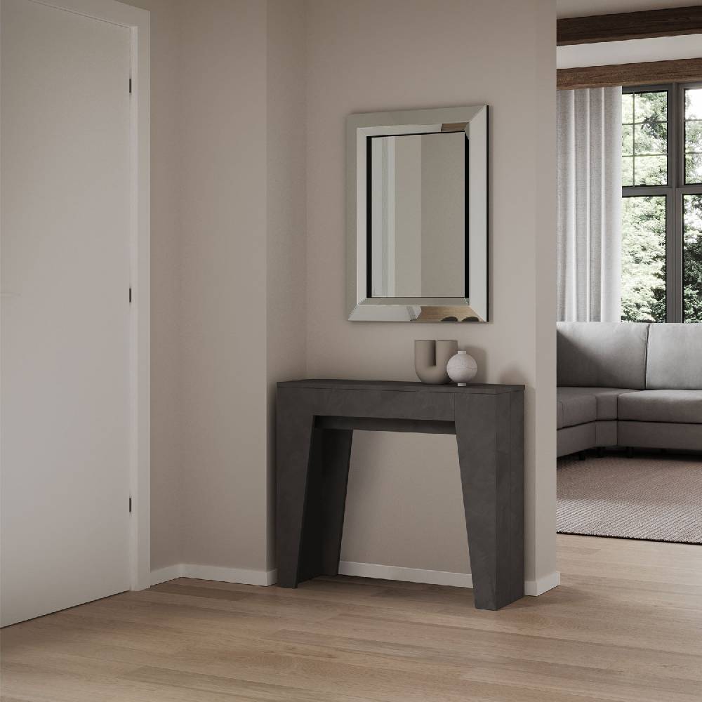 Itamoby Consolle allungabile 90×25/181 cm Narrow Antracite Promozione