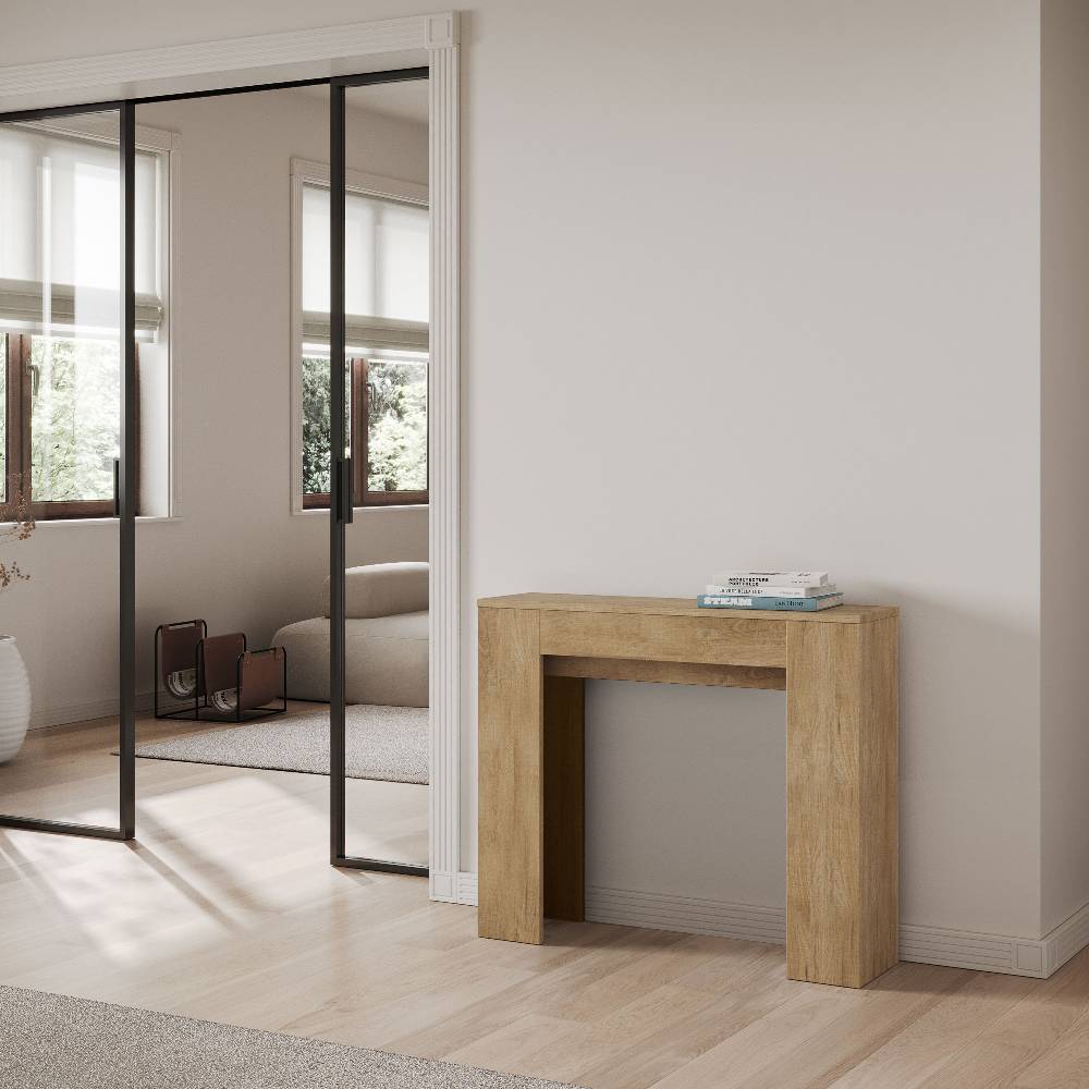 Itamoby Consolle allungabile 90×25/181 cm Slick Quercia Natura Economico