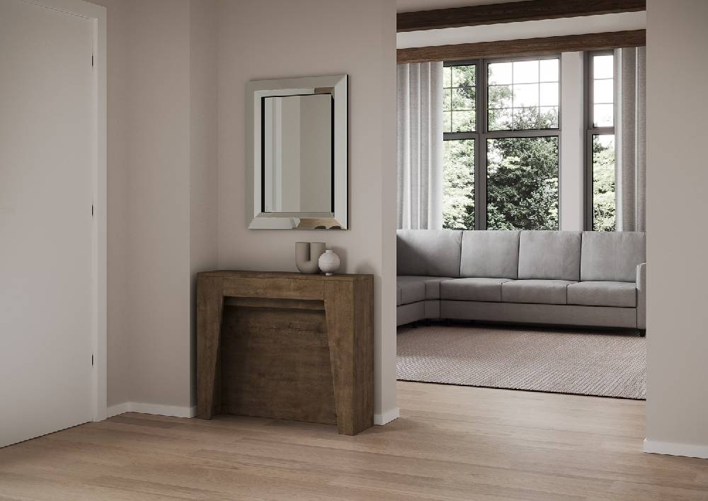 Itamoby Consolle allungabile 90×25/211 cm Anea Noce Fino Al -60%
