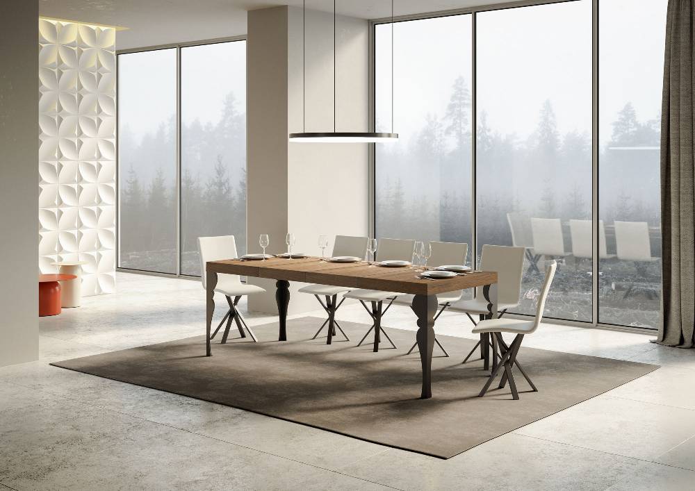 Itamoby Tavolo allungabile 90×180/284 cm Paxon Premium Quercia Natura telaio Antracite Acquista Ora