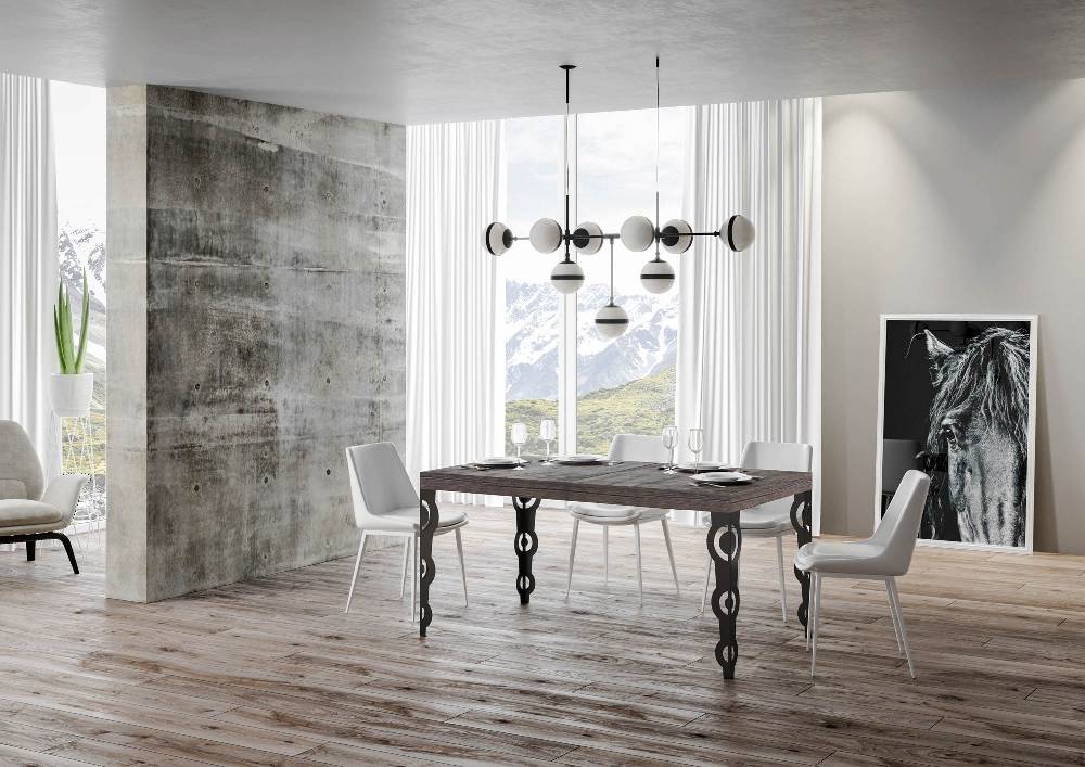 Itamoby Tavolo allungabile 90×180/284 cm Karamay Premium Noce telaio Antracite 2025