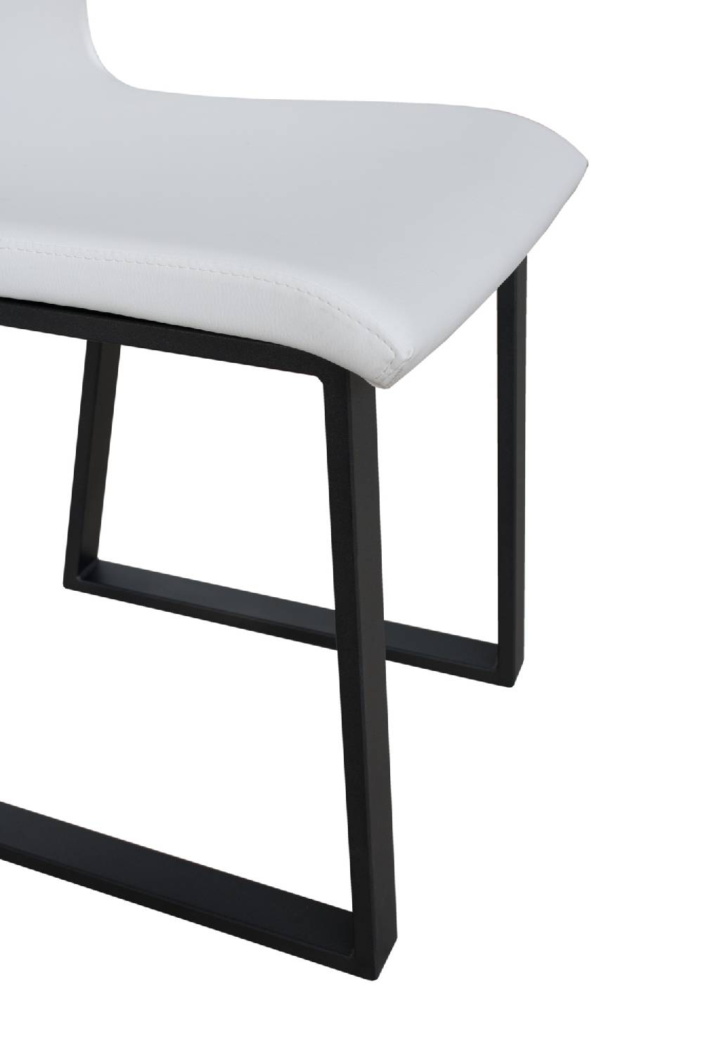Itamoby Sedia Baffy gambe Antracite cuscino Bianca 01 (tipo Tecno) Italia