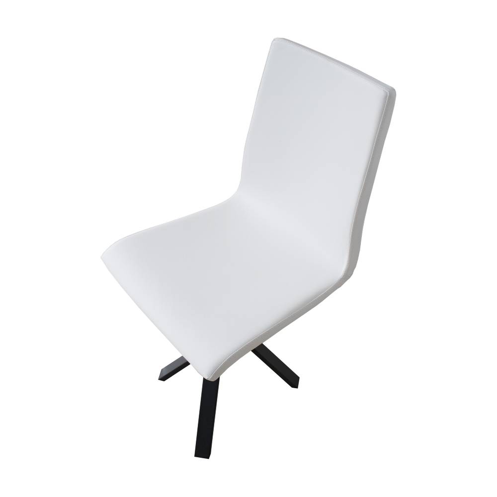 Itamoby Sedia Aury gambe Antracite cuscino Bianca 01 (tipo Volantis) Nuovo