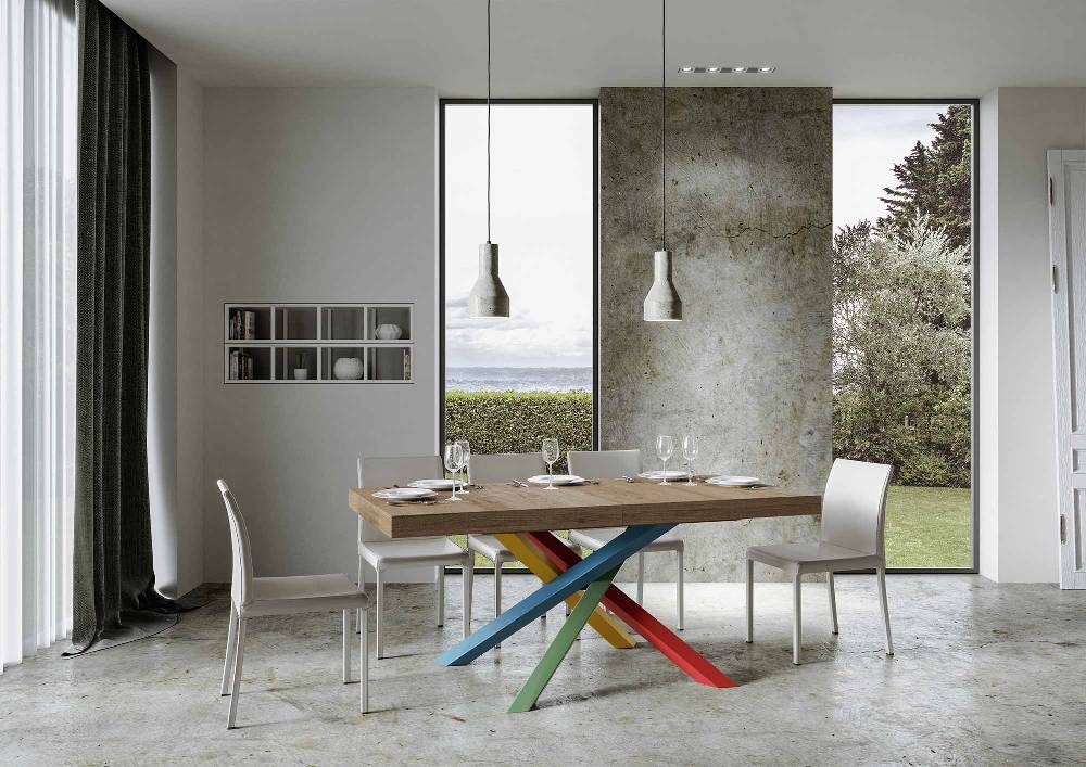 Itamoby Tavolo allungabile 90×180/284 cm Volantis Premium Quercia Natura telaio 4/B 2025