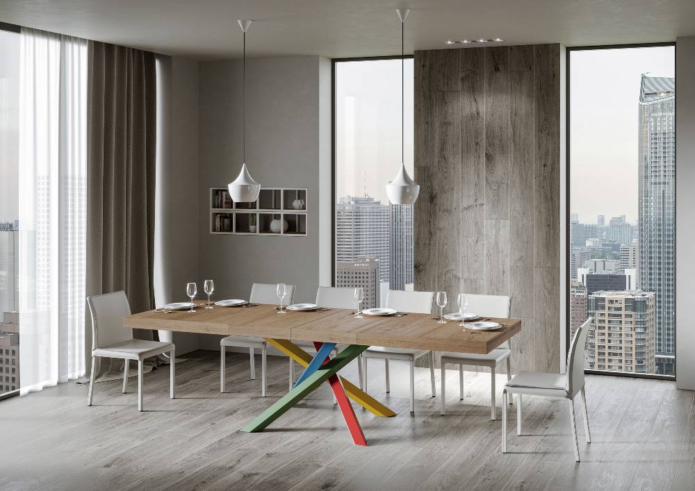 Itamoby Tavolo allungabile 90×180/284 cm Volantis Premium Quercia Natura telaio 4/B 2025