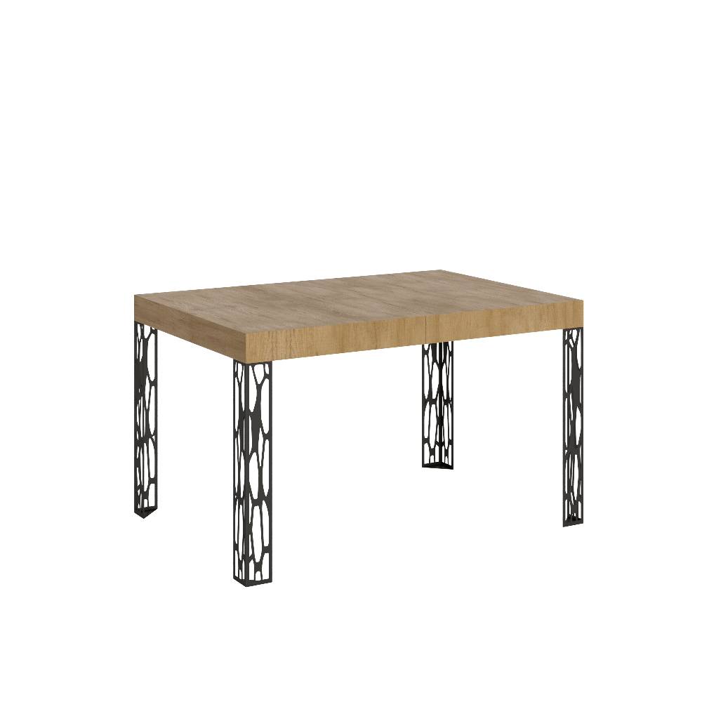 Itamoby Tavolo Ghibli Allungabile piano Quercia Natura 90×130 Allungato 234 telaio Antracite