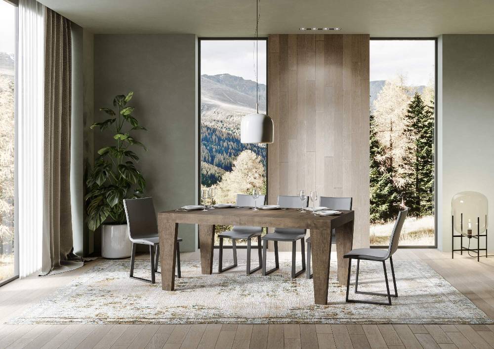 Itamoby Tavolo Spimbo Allungabile Noce 90×160 Allungato 420 Consegna Veloce