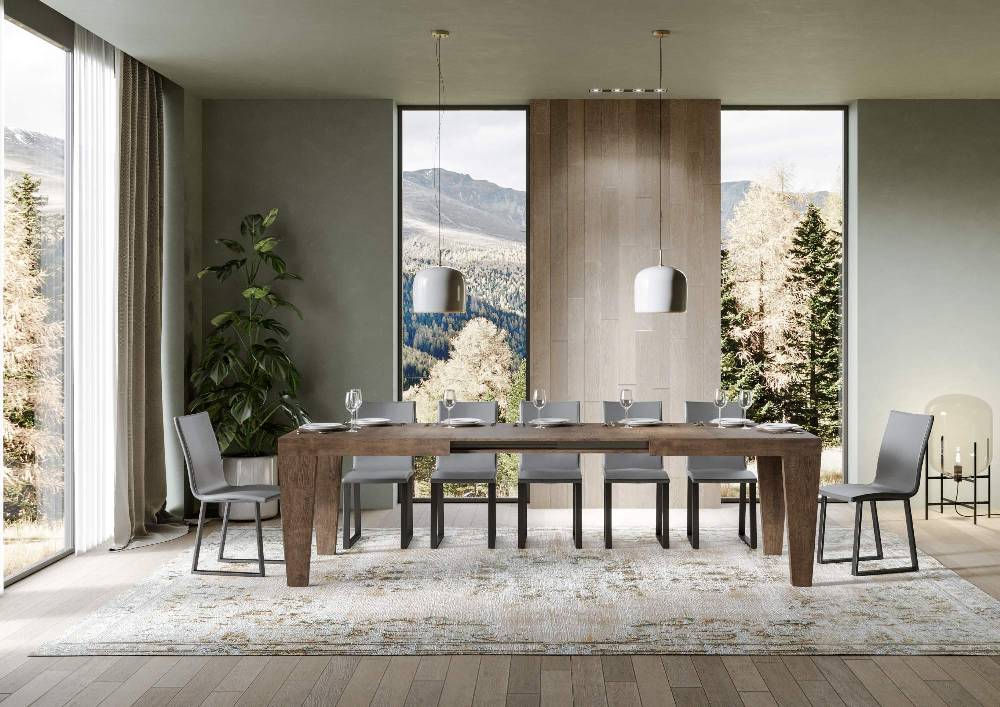 Itamoby Tavolo Spimbo Allungabile Noce 90×160 Allungato 420 Consegna Veloce