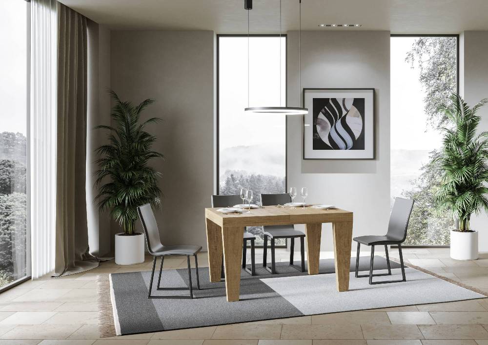 Itamoby Tavolo Spimbo Allungabile Quercia Natura 90×130 Allungato 390 Sottocosto