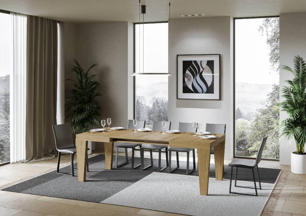 Itamoby Tavolo Spimbo Allungabile Quercia Natura 90×130 Allungato 390 Sottocosto