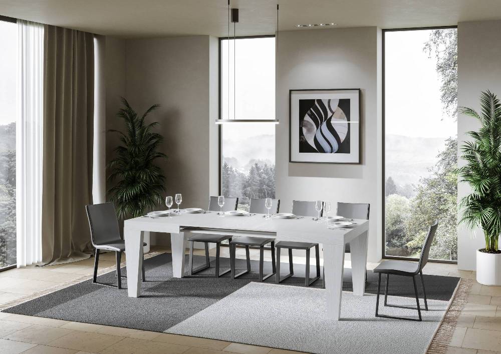 Itamoby Tavolo Spimbo Allungabile Bianco Frassino 90×130 Allungato 390 Convenienza