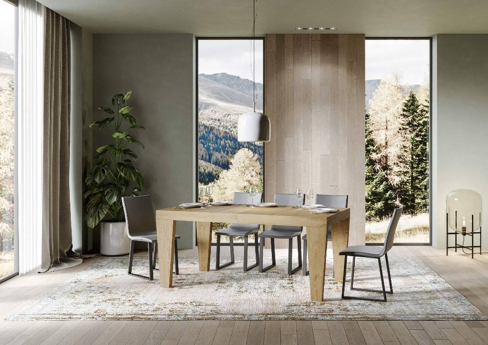 Itamoby Tavolo Spimbo Allungabile Quercia Natura 90×180 Allungato 284 Sconto