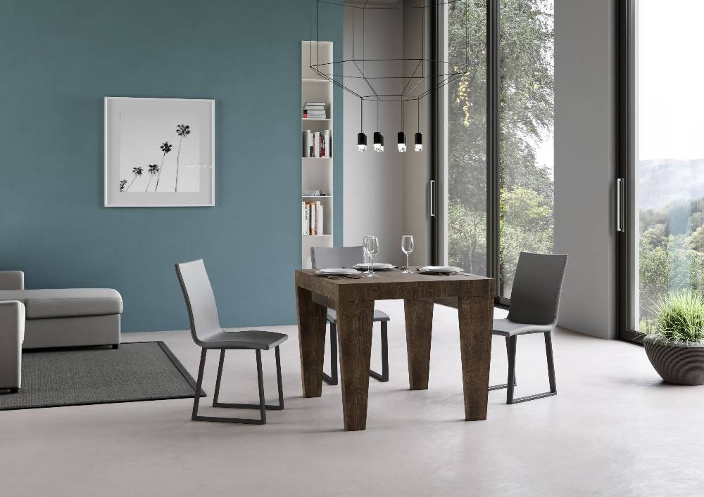 Itamoby Tavolo Spimbo Allungabile Noce 90×90 Allungato 246 Vendita Economica