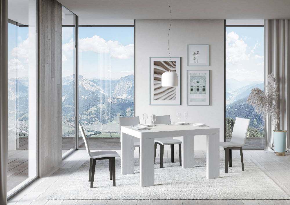 Itamoby Tavolo Roxell Allungabile Bianco Frassino 90×130 Allungato 234 Vendita