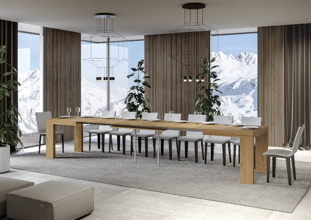 Itamoby Tavolo Roxell Allungabile Quercia Natura 90×130 Allungato 390 Fino al 65% di sconto
