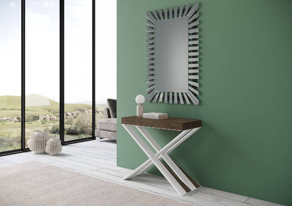 Itamoby Consolle Diago Small Noce telaio bianco Saldi