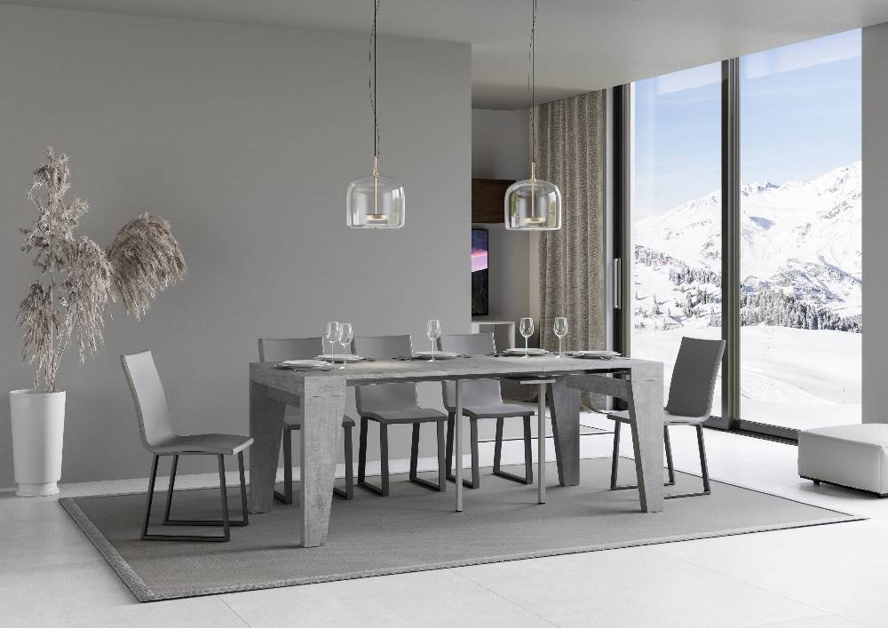 Itamoby Consolle Naxy Small Cemento Comprare a buon mercato