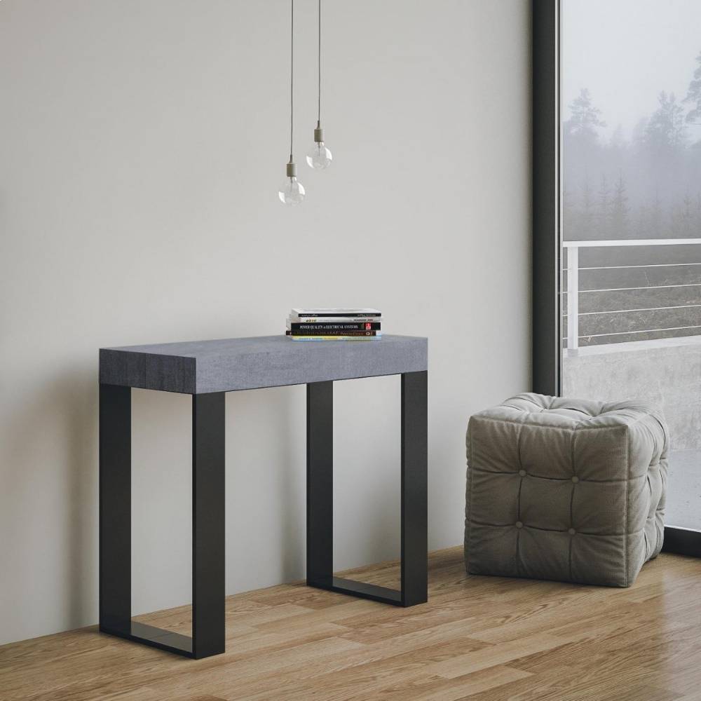 Itamoby Consolle Tecno Cemento telaio Antracite Nuovi prodotti