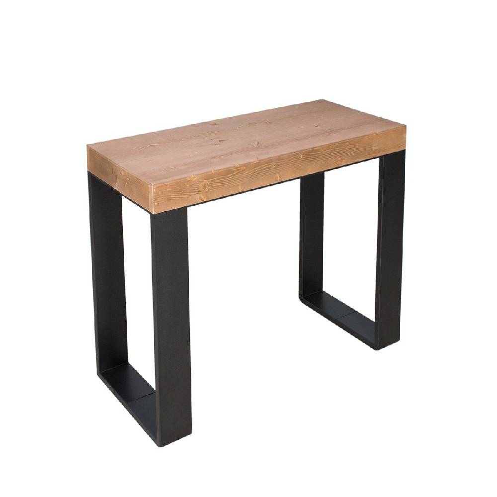 Itamoby Consolle Tecno Small Premium Abete Tinto telaio Antracite Liquidazione
