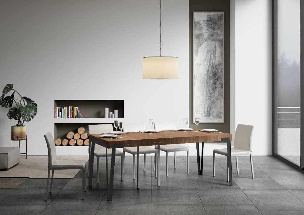 Itamoby Consolle Rio Premium Abete Tinto telaio Ruggine Ultimi due giorni