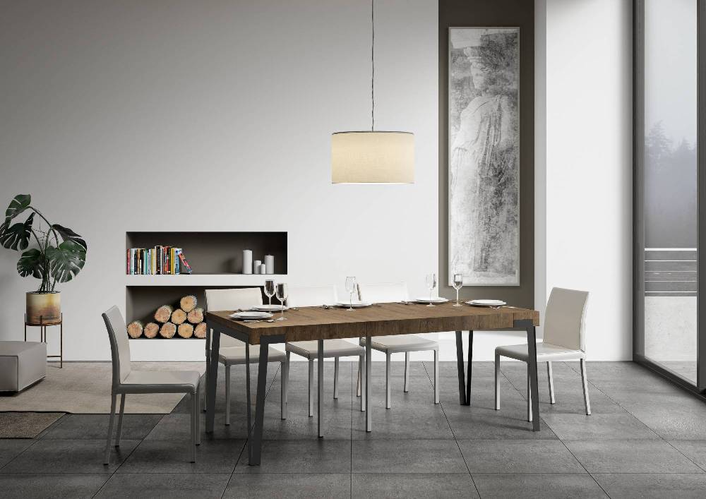 Itamoby Consolle Rio Premium Noce telaio Ruggine Ultimo giorno