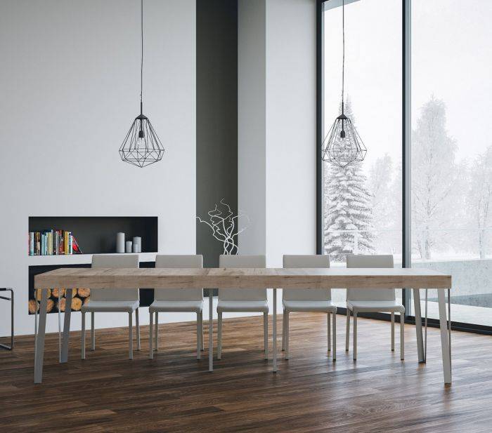 Itamoby Consolle Rio Premium Quercia Natura telaio Ruggine Fino al 60% di sconto