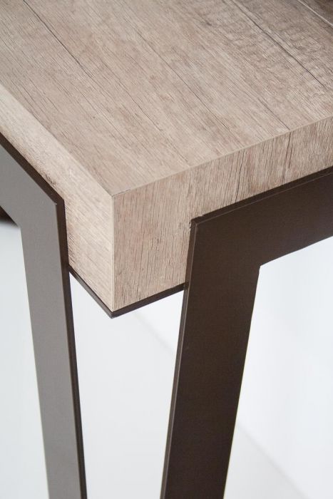 Itamoby Consolle Rio Premium Quercia Natura telaio Ruggine Fino al 60% di sconto