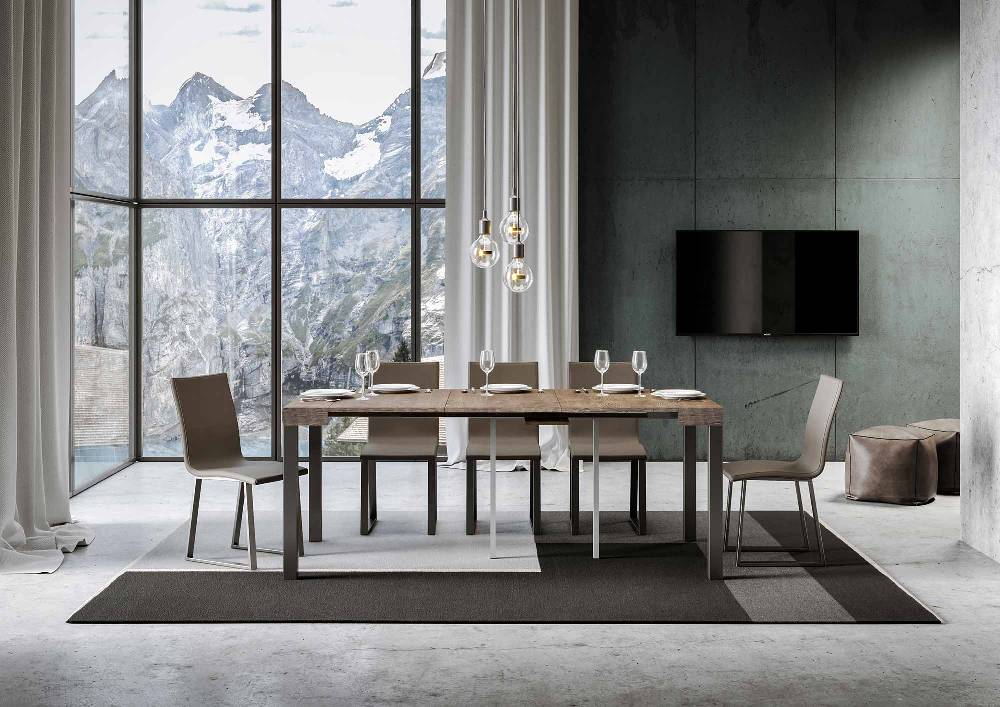 Itamoby Consolle EveryDay Noce telaio Antracite Fino Al -60%