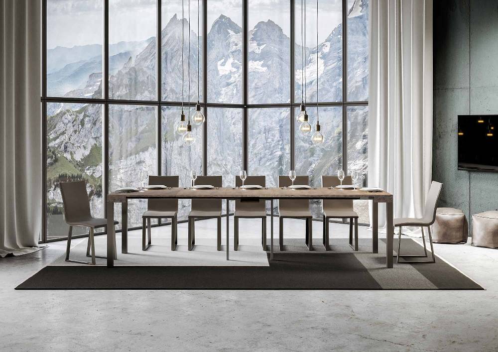 Itamoby Consolle EveryDay Noce telaio Antracite Fino Al -60%