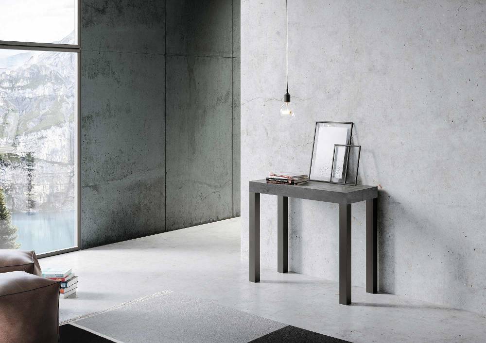 Itamoby Consolle EveryDay Cemento telaio Antracite Shopping Online