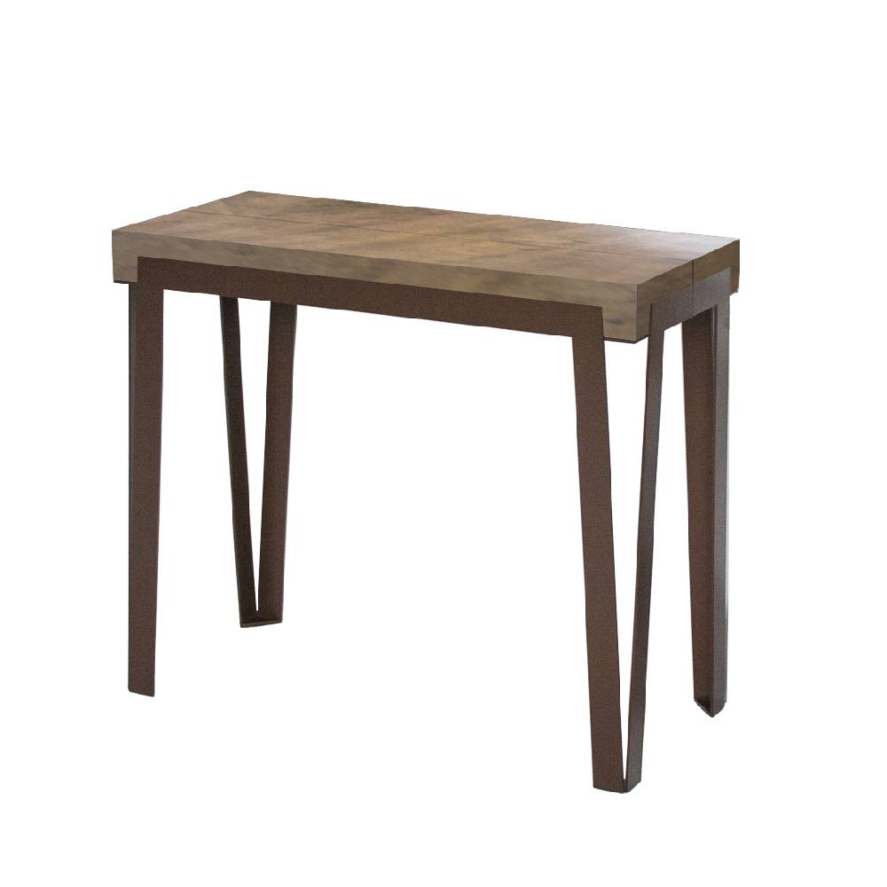 Itamoby Consolle Rio Premium Noce telaio Antracite Negozio