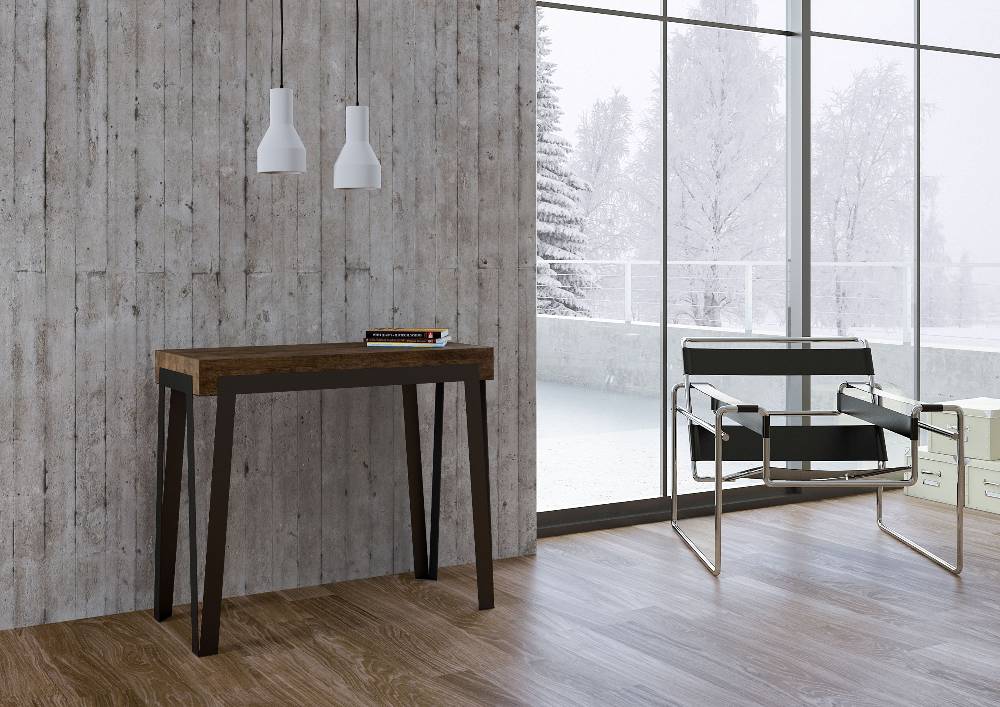 Itamoby Consolle Rio Small Premium Noce telaio Antracite Grande vendita