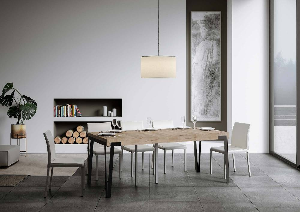 Itamoby Consolle Rio Small Premium Quercia Natura telaio Antracite Shopping online