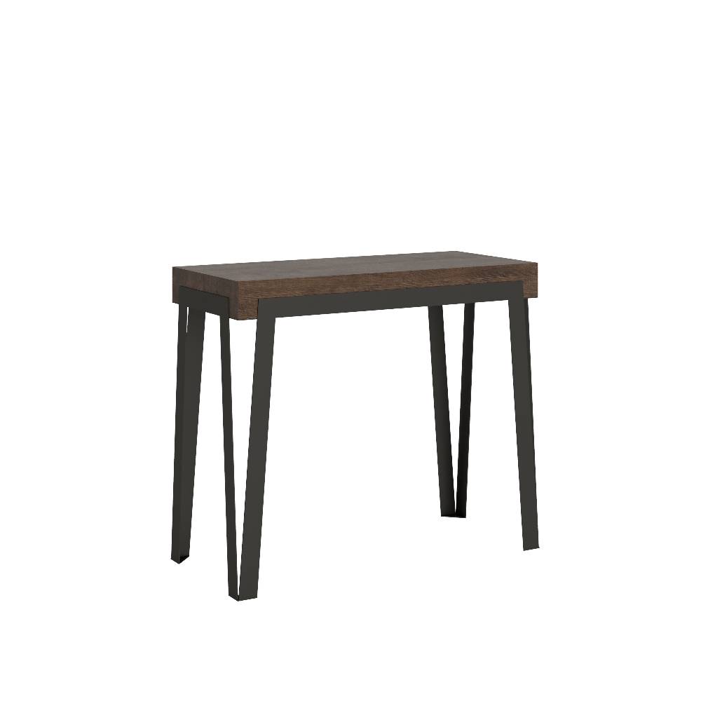 Itamoby Consolle Rio Small Noce telaio Antracite Vendite stagionali
