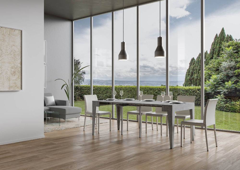 Itamoby Consolle Isotta 90×42 Cemento Latest fashion