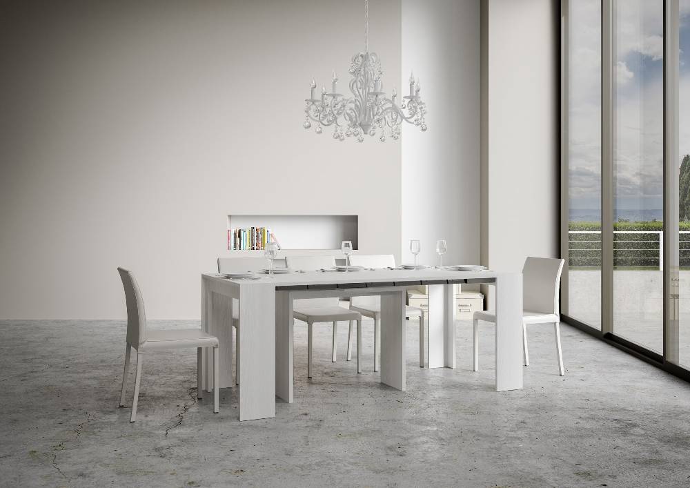 Itamoby Consolle Mia Bianco Frassino Liquidazione