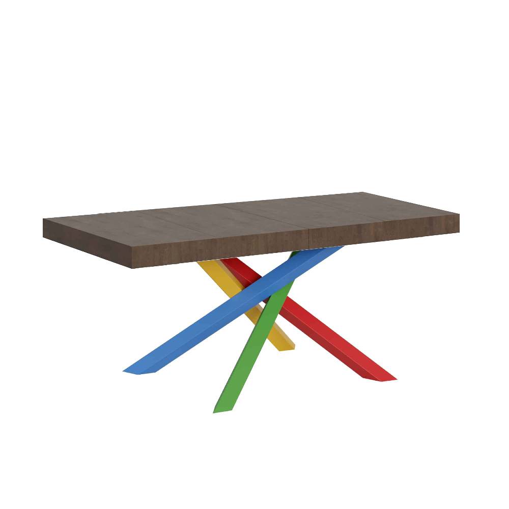 Itamoby Tavolo allungabile 90×120/224 cm Volantis Premium Noce telaio 4/B Latest stili