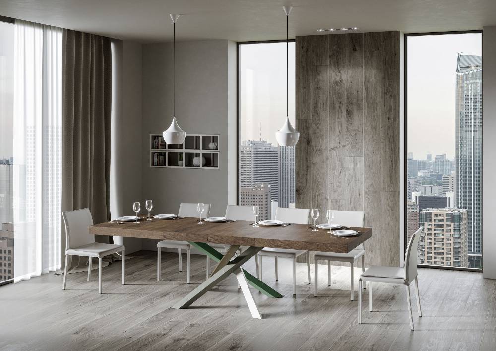 Itamoby Tavolo allungabile 90×160/264 cm Volantis Premium Noce telaio 4/A Offerta speciale della fabbrica