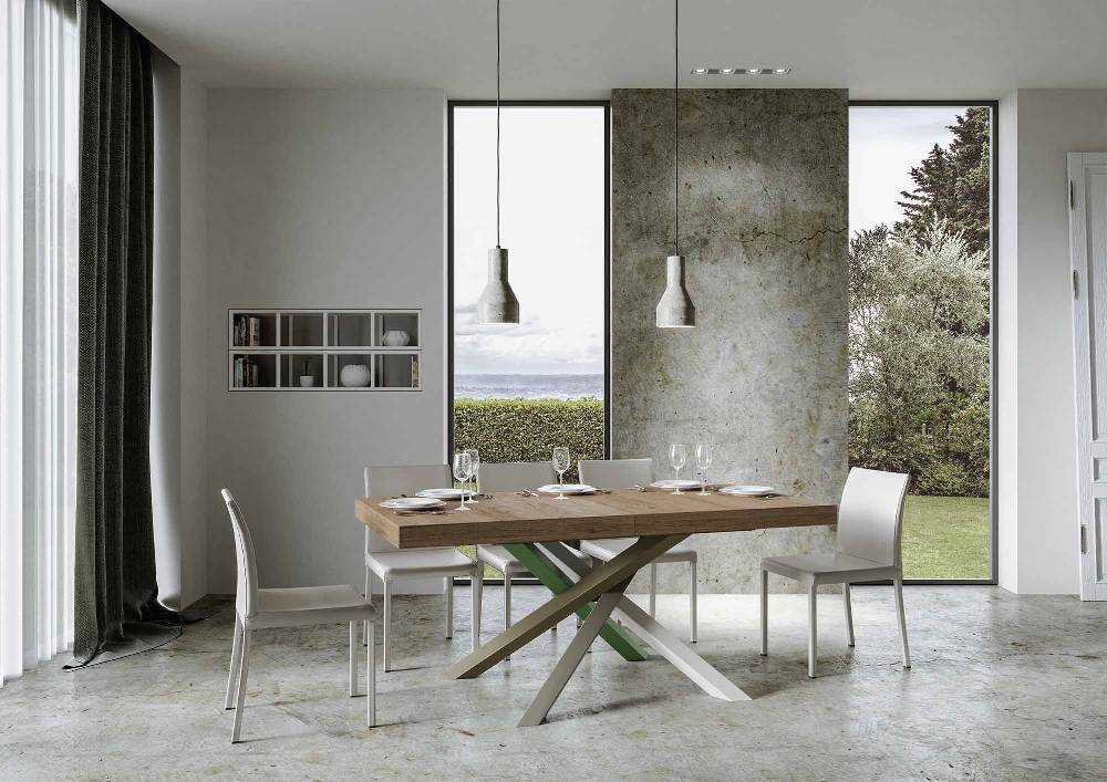 Itamoby Tavolo allungabile 90×160/264 cm Volantis Premium Quercia Natura telaio 4/A Fino al 55% di sconto
