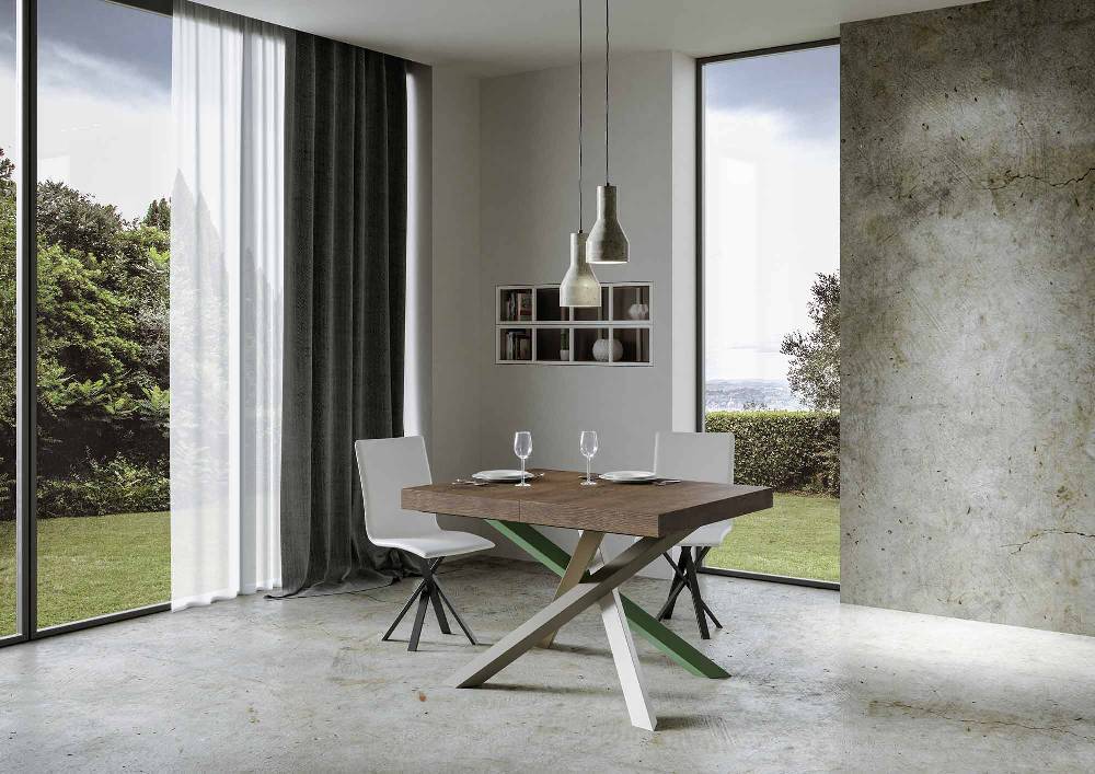 Itamoby Tavolo allungabile 90×120/224 cm Volantis Premium Noce telaio 4/A Black Friday Prezzi