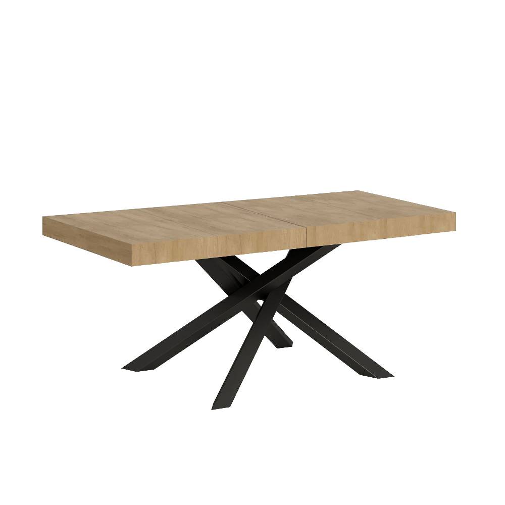 Itamoby Tavolo allungabile 90×130/234 cm Volantis Premium Quercia Natura telaio Antracite Acquista Ora