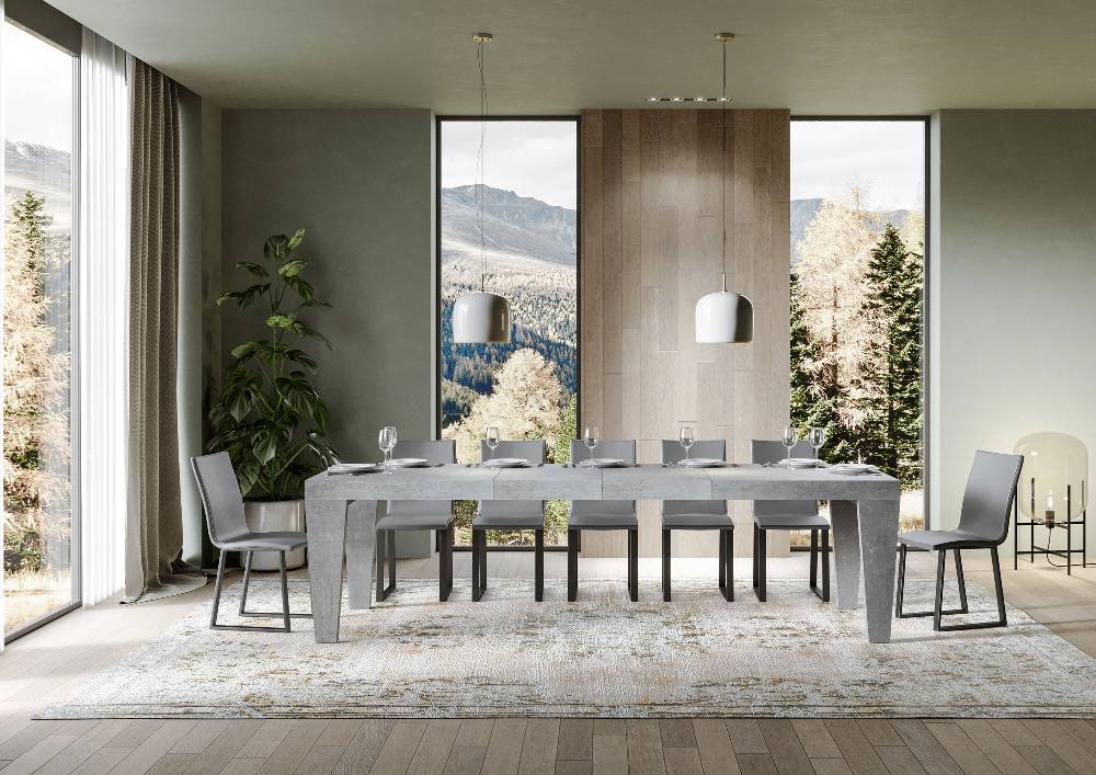 Itamoby Tavolo allungabile 90×180/284 cm Spimbo Premium Cemento Hotsell