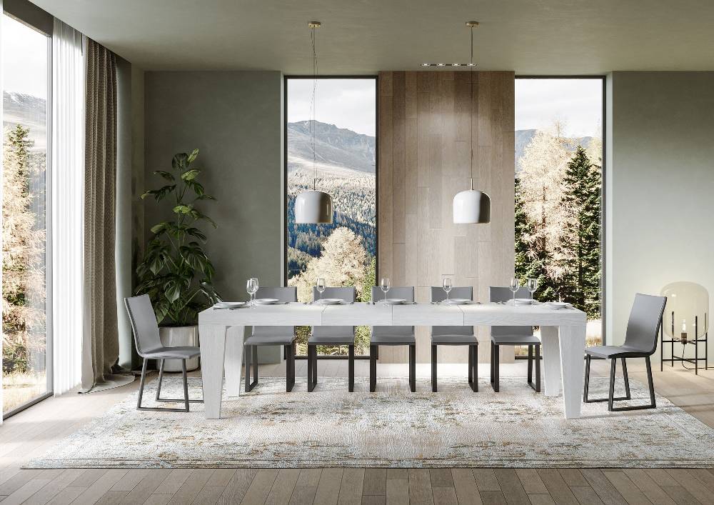 Itamoby Tavolo allungabile 90×180/284 cm Spimbo Premium Bianco Frassino Vendita Economica