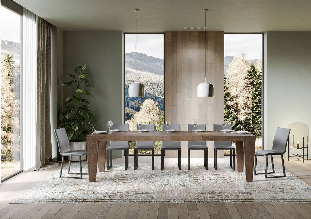 Itamoby Tavolo allungabile 90×160/264 cm Spimbo Premium Noce Saldi Di Fabbrica