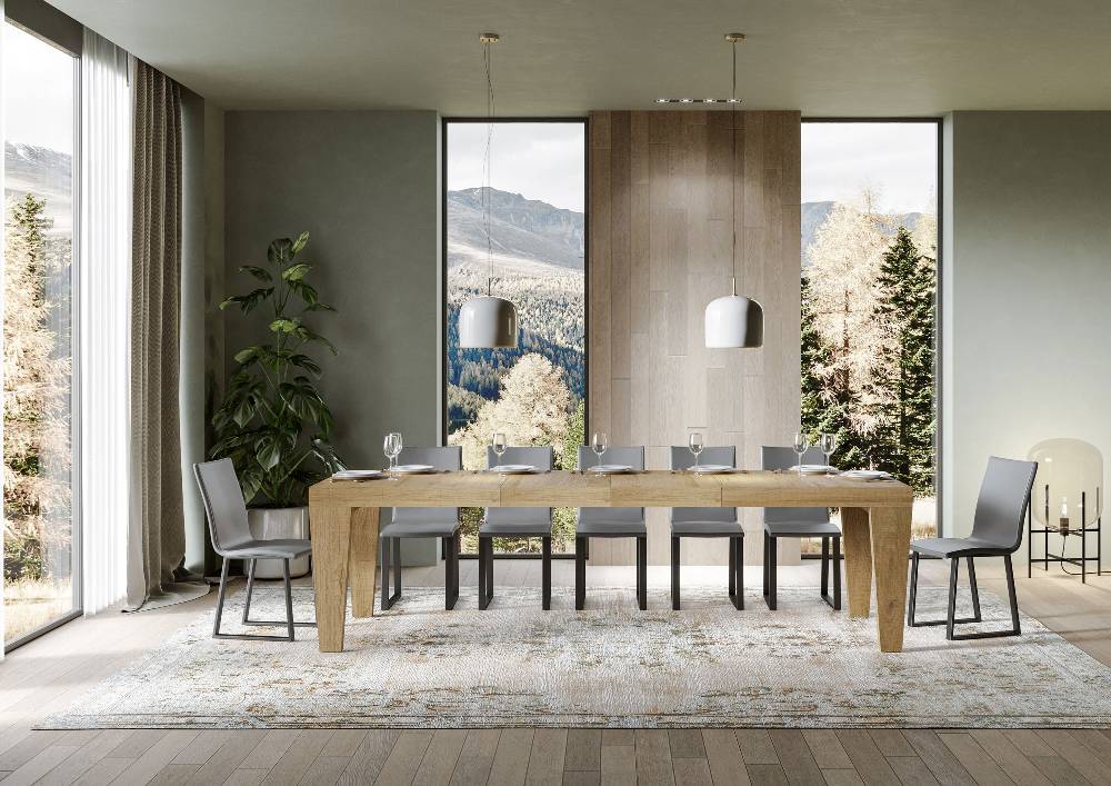Itamoby Tavolo allungabile 90×160/264 cm Spimbo Premium Quercia Natura Vendite Flash