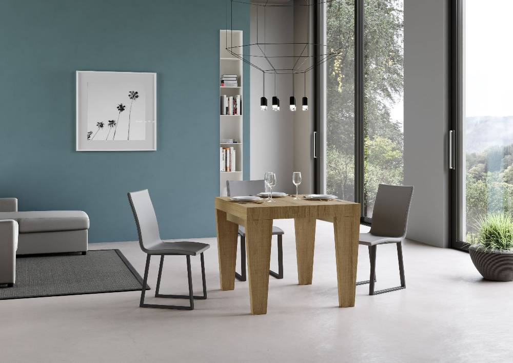 Itamoby Tavolo allungabile 90×90/246 cm Spimbo Premium Quercia Natura Vendite stagionali