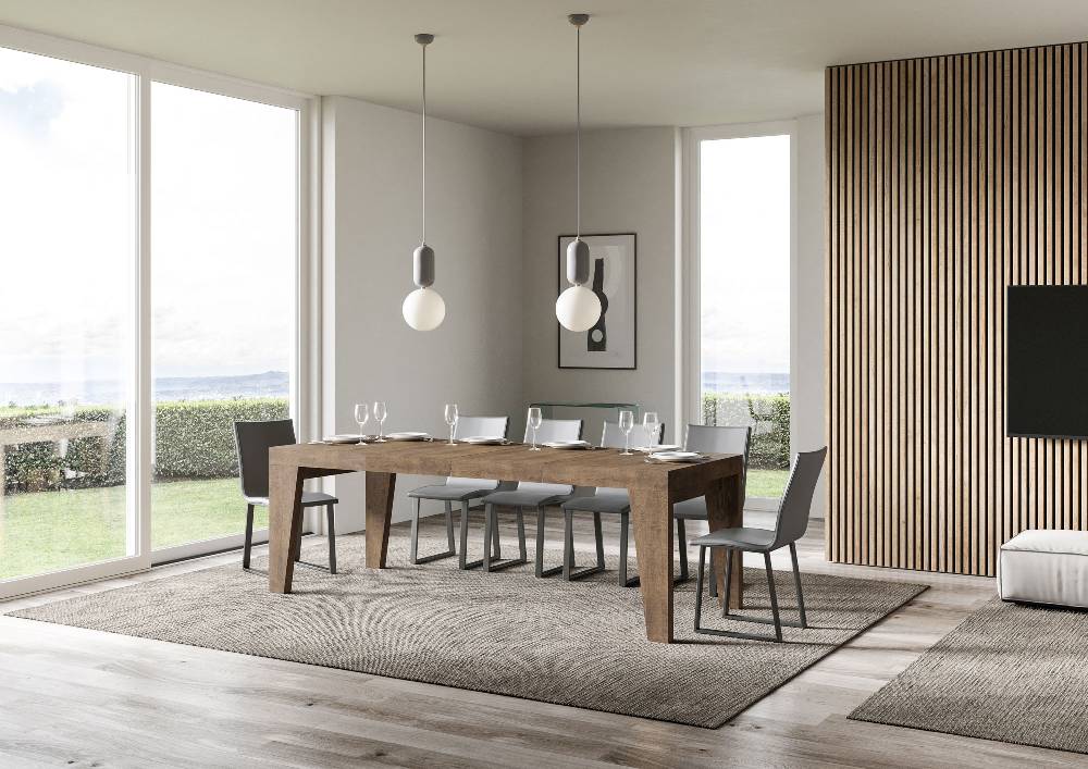 Itamoby Tavolo allungabile 90×130/234 cm Naxy Premium Noce Offerta temporanea